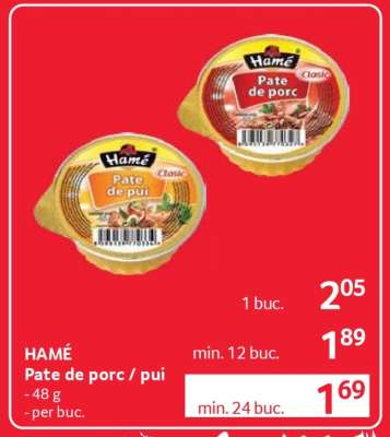 HAMÉ Pate de porc / pui