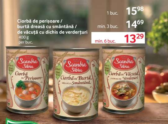 Ciorbă de perișoare / burtă dreasă cu smântână / de văcuță cu dichis de verdețuri