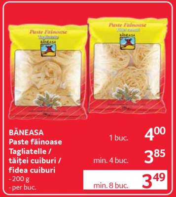 BĂNEASA Paste făinoase