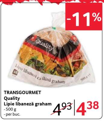 TRANSCOURMET Quality Lipie libaneză graham