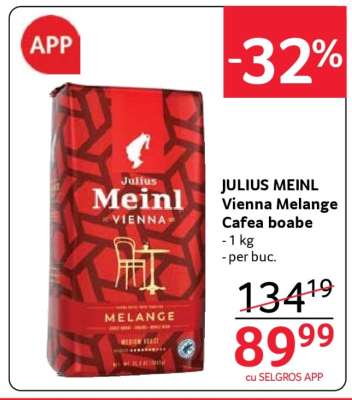 JULIUS MEINL Vienna Melange Cafea boabe
