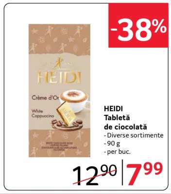 HEIDI Tabletă de Ciocolată