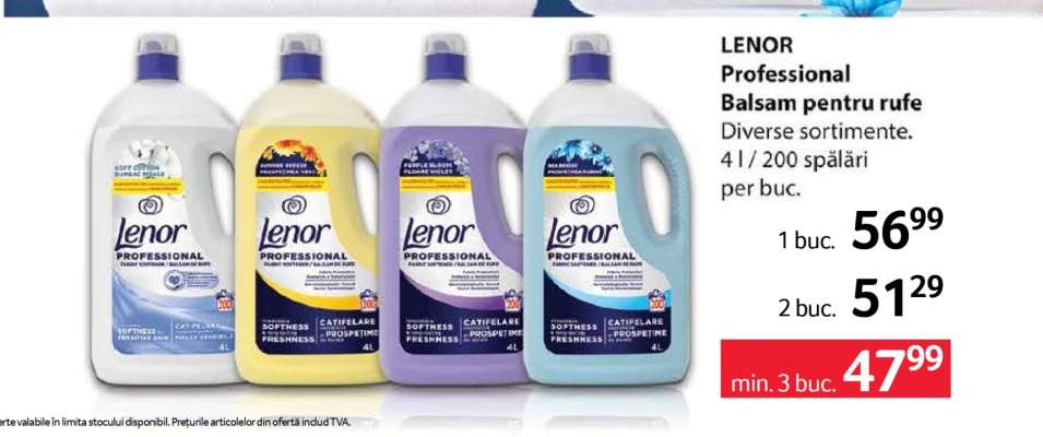 LENOR Professional Balsam pentru rufe