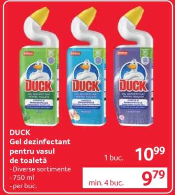 DUCK Gel dezinfectant pentru vasul de toaletă