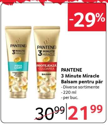 PANTENE 3 Minute Miracle Balsam pentru păr