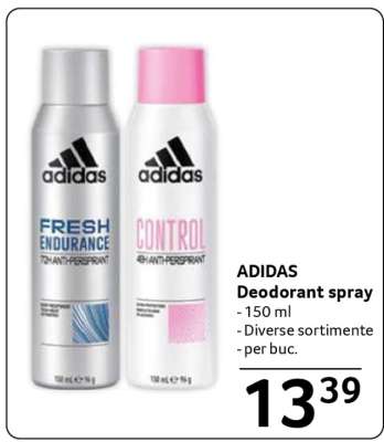 Adidas Deodorant spray