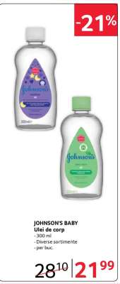 JOHNSON'S BABY Ulei de corp