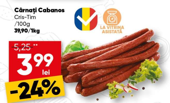 Cârnați cabanos Cris-Tim
