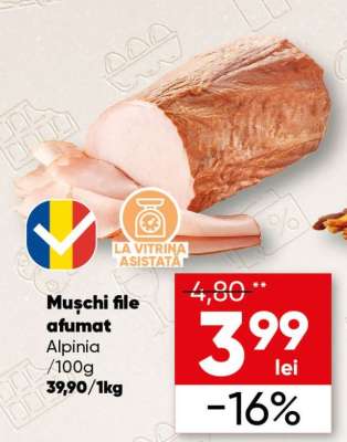 Mușchi file afumat Alpinia