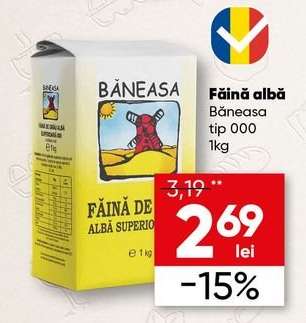 Făină albă Băneasa
