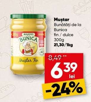 Muștar Bunătăți de la Bunica