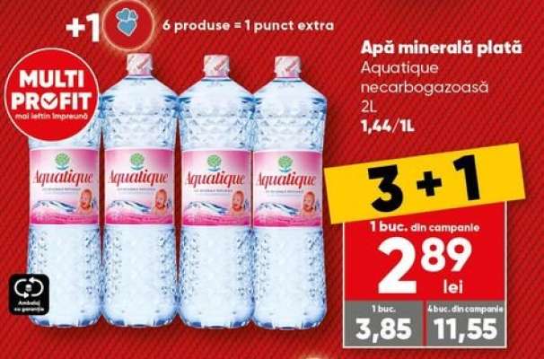 Apă minerală plată Aquatique