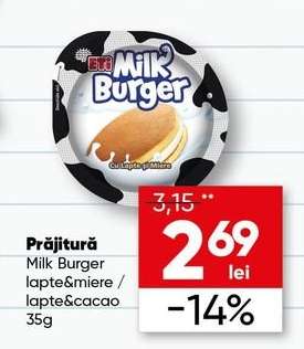 Prăjitură Milk Burger