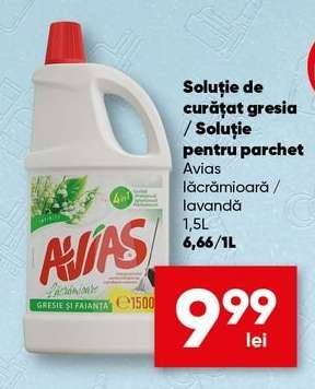 Soluție de curățat gresie / Soluție pentru parchet Avias