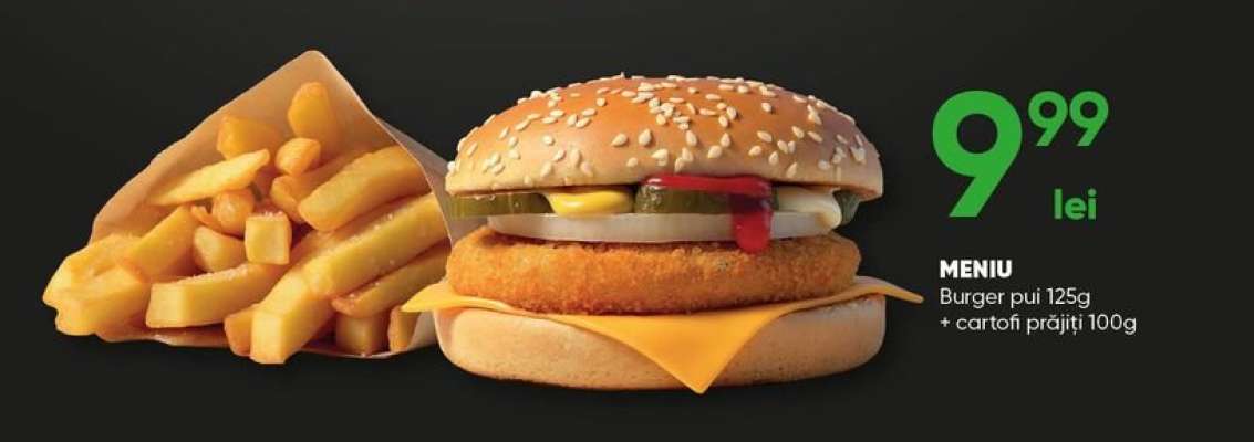 Meniu Burger Pui