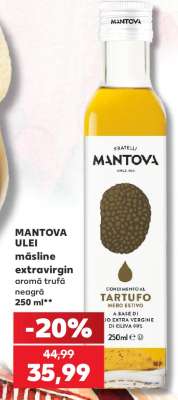 MANTOVA ULEI măsline extravirgin aromă trufă neagră 250 ml