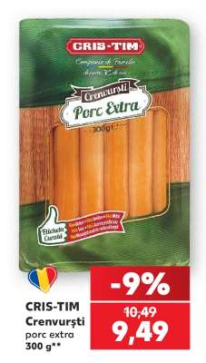 CRIS-TIM Crenvurști porc extra 300 g