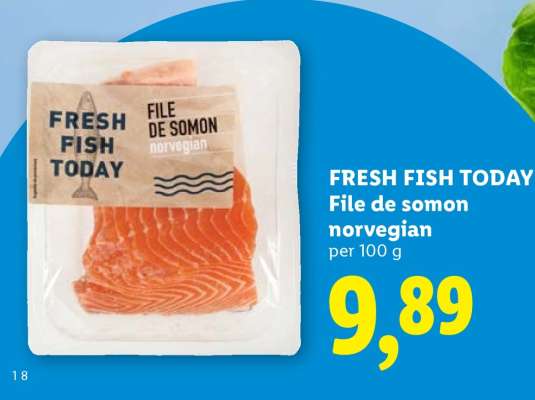 FRESH FISH TODAY File de somon norvegian