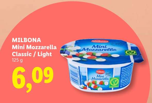 MILBONA Mini Mozzarella Classic / Light