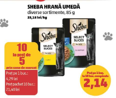 SHEBA Hrană umedă