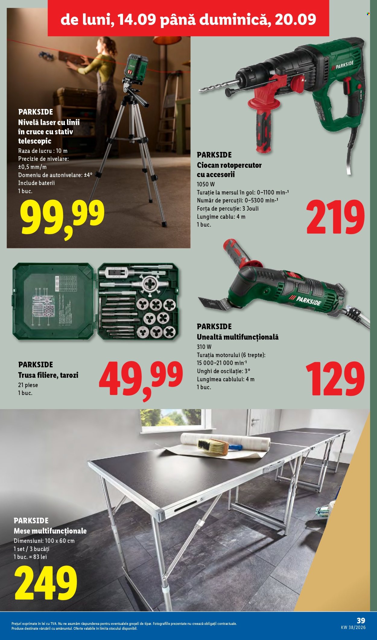 Catalog Lidl - 14.09.2026 - 20.09.2026. Pagina 39