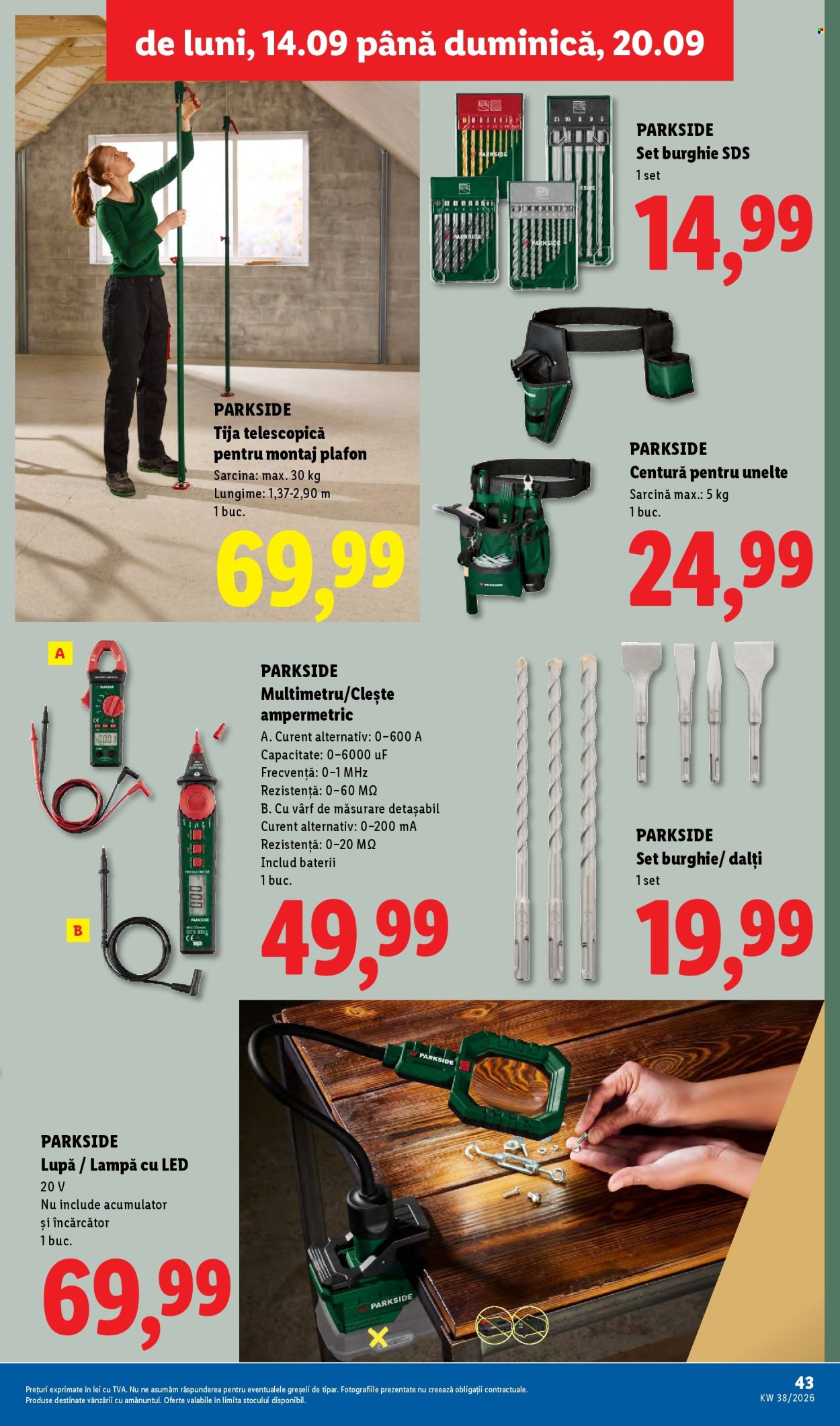 Catalog Lidl - 14.09.2026 - 20.09.2026. Pagina 43