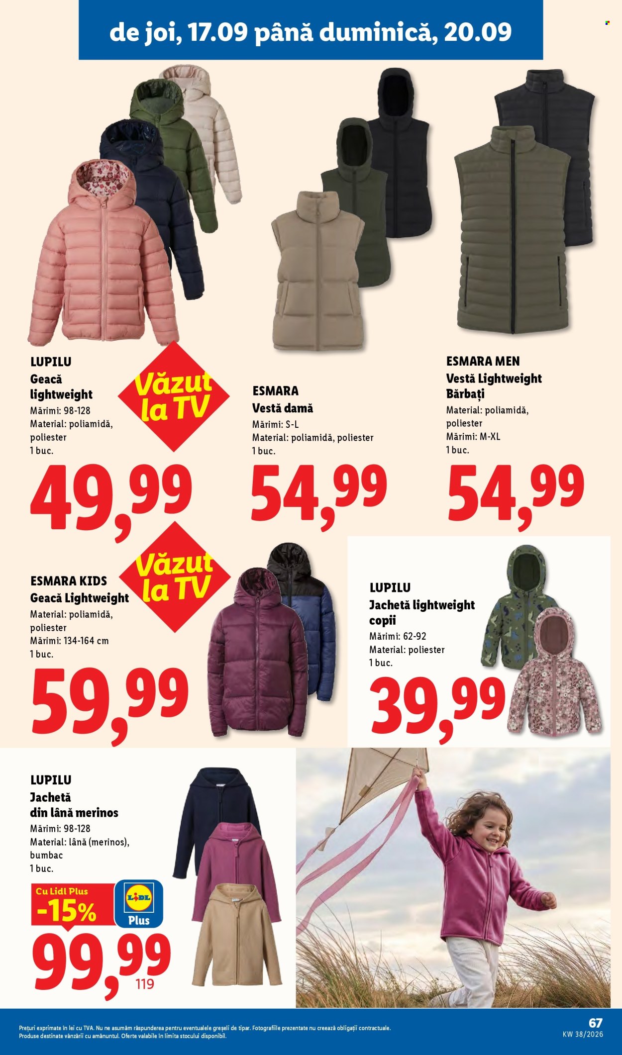 Catalog Lidl - 14.09.2026 - 20.09.2026. Pagina 67