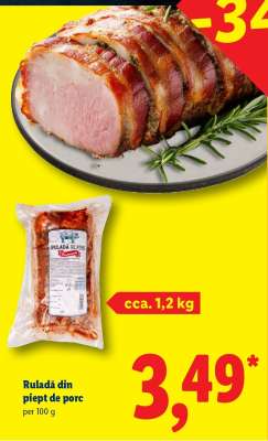 Ruladă din piept de porc
