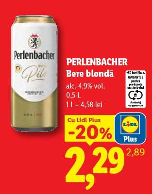 Perlenbacher Bere blondă