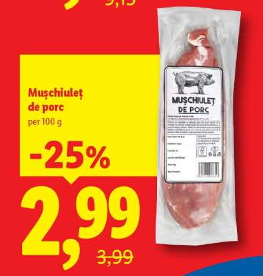 Mușchiuleț de porc