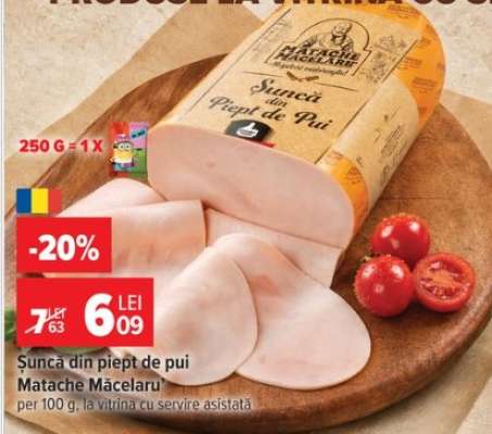 Șuncă din piept de pui, Matache Măcelaru'