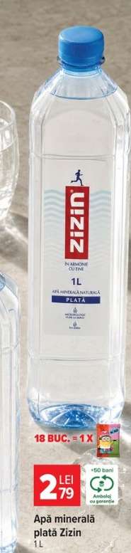 Apă minerală plată, Zizin