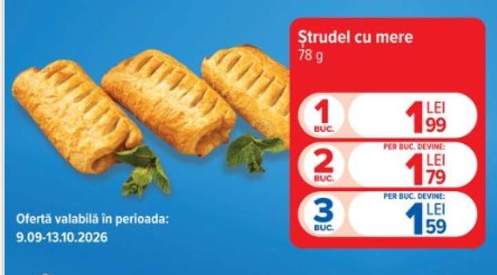 Strudel cu mere