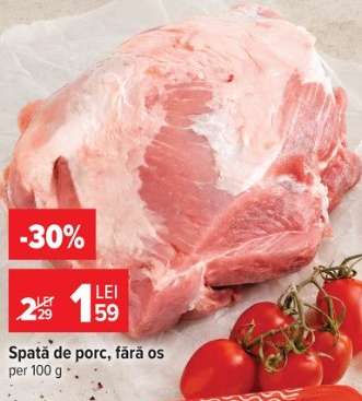 Spată de porc fără os