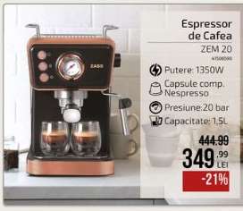 Espressor de Cafea ZEM 20