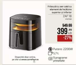 Friteuză cu aer cald ZAF 18