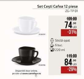 Set Cești Cafea 12 piese