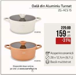 Oală din Aluminiu Turnat ZG-ACS 15