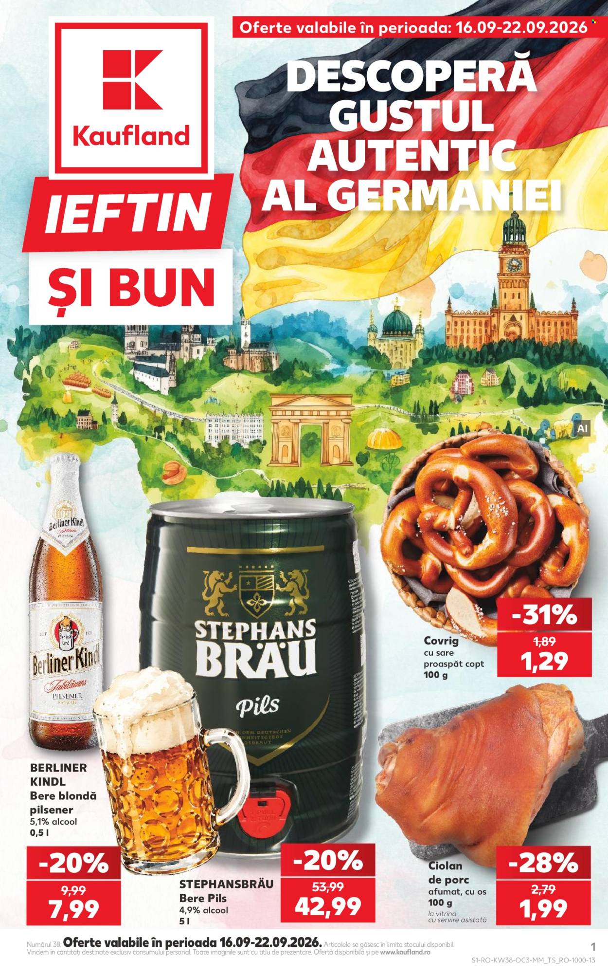 Catalog Kaufland - 16.09.2026 - 22.09.2026. Pagina 1