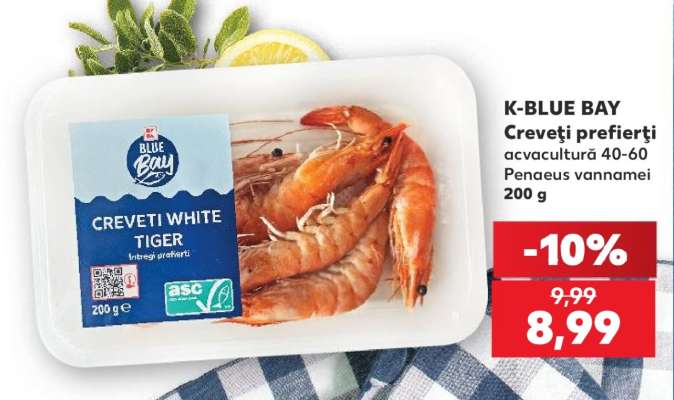 K-BLUE BAY Creveți prefierți