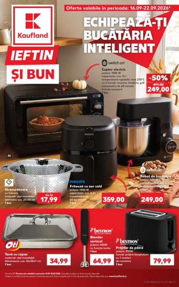 Cataloage Kaufland - 16.09.2026 - 22.09.2026.