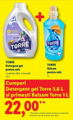 Torre Detergent gel și Balsam