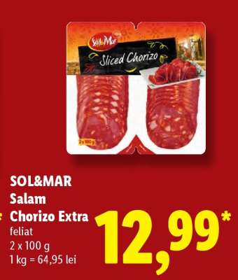 SOL&MAR Salam Chorizo Extra