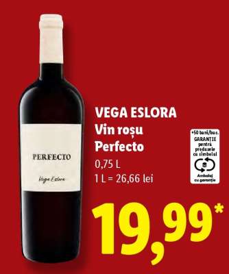 VEGA ESLORA Vin roșu Perfecto