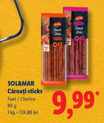 SOL&MAR Cârnați sticks