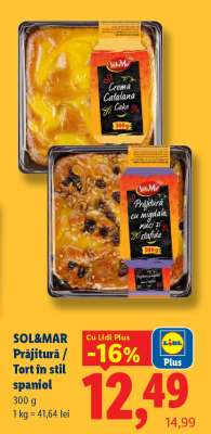 SOL&MAR Prăjitură / Tort în stil spaniol