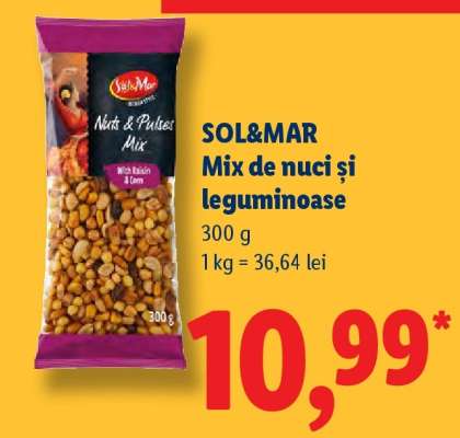 SOL&MAR Mix de nuci și leguminoase