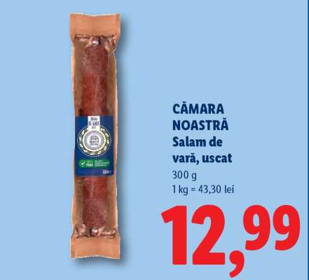 CĂMARA NOASTRĂ Salam de vară, uscat