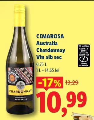 CIMAROSA Australia Chardonnay Vin alb sec