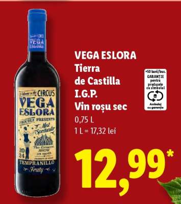 VEGA ESLORA Tierra de Castilla I.G.P.